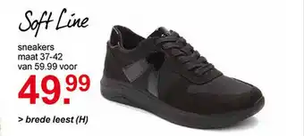 Scapino Soft Line sneakers maat 37-42 aanbieding