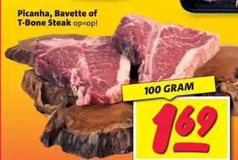 Nettorama Picanha, Bavette of T-Bone Steak aanbieding