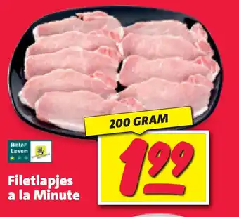 Nettorama Filetlapjes a la Minute aanbieding