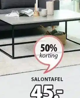 Jysk DOKKEDAL SALONTAFEL aanbieding