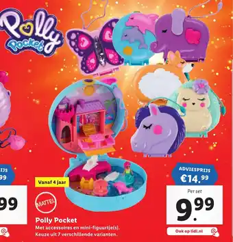 Lidl Mattel Polly Pocket aanbieding