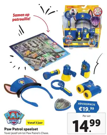 Lidl Paw Patrol Speelset aanbieding