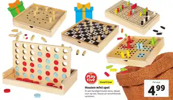 Lidl Playtive Houten mini spel aanbieding