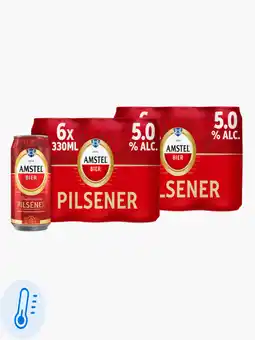 Flink Amstel 6-pack 33cl 2x aanbieding