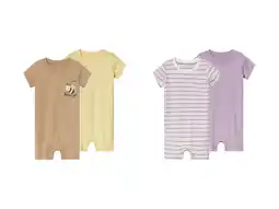 Lidl lupilu 2 stuks baby pyjama's aanbieding