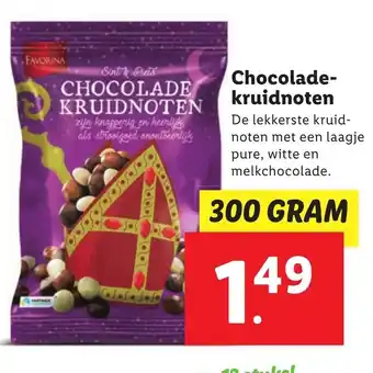 Lidl Favorina Chocolade kruidnoten 300g aanbieding