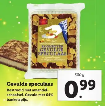 Lidl Favorina Gevulde speculaas 300g aanbieding