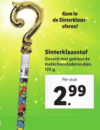 Lidl Favorina Sinterklaasstaf 125g aanbieding