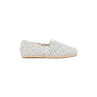 Spartoo Espadrilles Paez Kids Original Raw - Print Linen Blue aanbieding