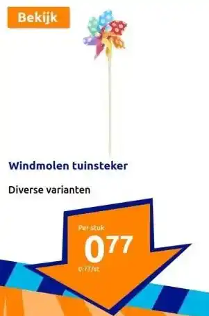 Action Windmolen tuinsteker aanbieding