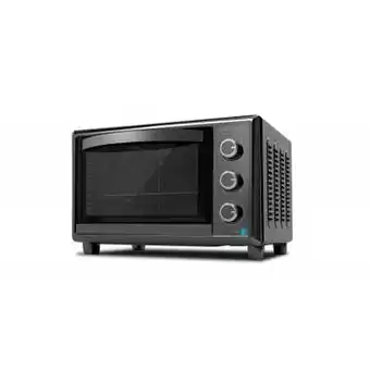 Blokker Cecotec Combi oven met grill vrijstaand - Incl. Pizzasteen bakplaat rooster - Kruimelopvangbak - Zwart aanbieding