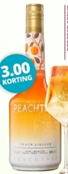 Mitra Peachtree Perzik likeur 70 cl aanbieding