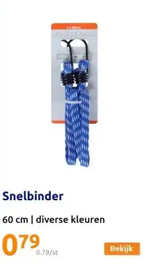 Action Snelbinder 60 cm aanbieding