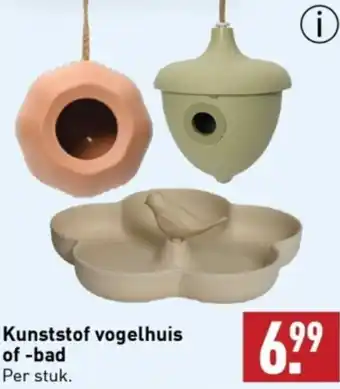 ALDI Kunststof vogelhuis of bad aanbieding