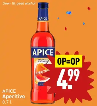 ALDI APICE Aperitivo 0.7 L aanbieding