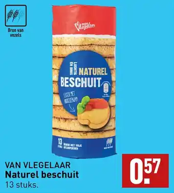 ALDI VAN VLEGELAAR Naturel beschuit aanbieding