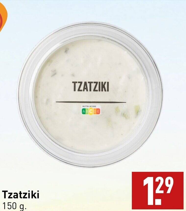 Tzatziki 150 g. aanbieding bij ALDI