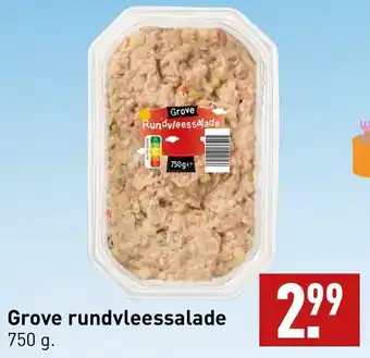 ALDI Grove rundvleessalade 750g aanbieding