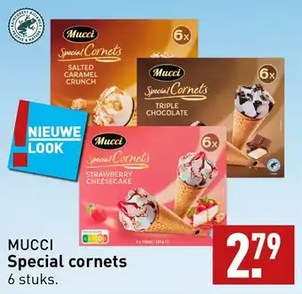 ALDI MUCCI Special Cornets aanbieding