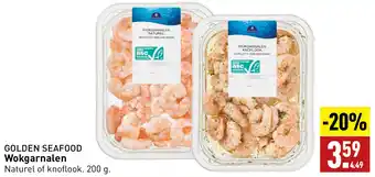 ALDI GOLDEN SEAFOOD Wokgarnalen 200g aanbieding