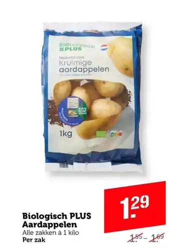 Coop Biologisch PLUS Aardappelen aanbieding