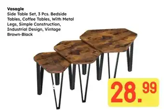 Ochama Side Table Set, 3 Pcs. Bedside aanbieding