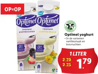 Lidl Optimel yoghurt 1L aanbieding