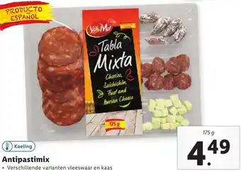 Lidl Antipastimix 175g aanbieding