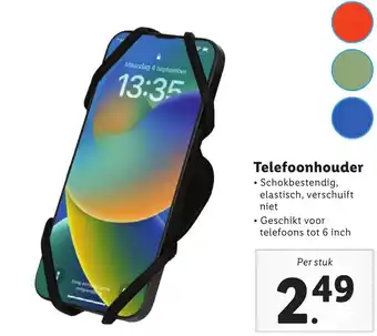 Lidl Telefoonhouder aanbieding