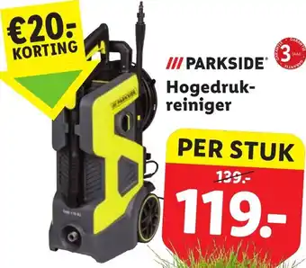 Lidl PARKSIDE Hogedrukreiniger aanbieding