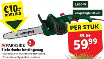 Lidl PARKSIDE Elektrische kettingzaag aanbieding