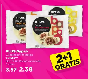 PLUS Bapao rundvlees aanbieding