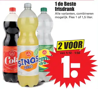 Dirk 1 de beste frisdrank 1 of 1.5 liter aanbieding