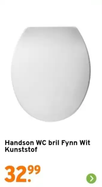 GAMMA Handson WC bril Fynn Wit Kunststof aanbieding