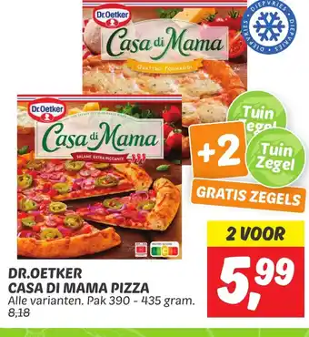 Dekamarkt DR.OETKER CASA DI MAMA PIZZA aanbieding