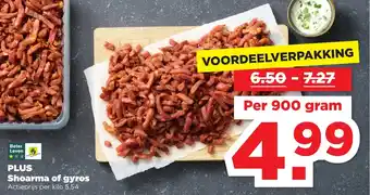 PLUS PLUS Shoarma of gyros 900g aanbieding