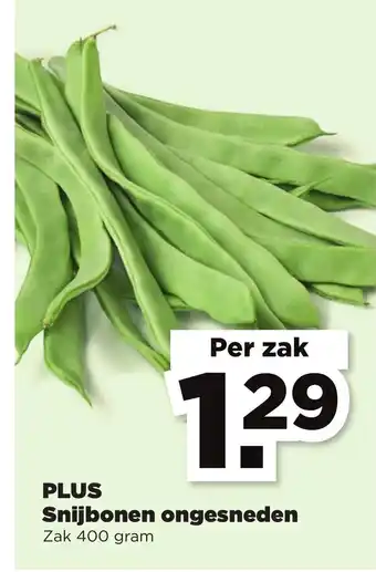 PLUS PLUS Snijbonen ongesneden 400g aanbieding