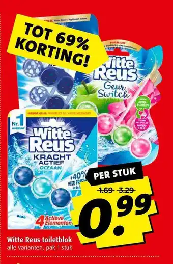 Boni Witte Reus Toiletblok Tot 69% Korting aanbieding