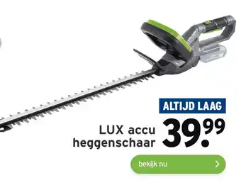 GAMMA LUX accu heggenschaar aanbieding