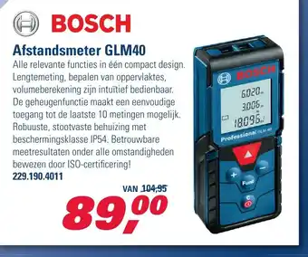 Probin Afstandsmeter GLM40 aanbieding