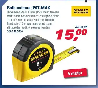 Probin Rolbandmaat FAT-MAX aanbieding