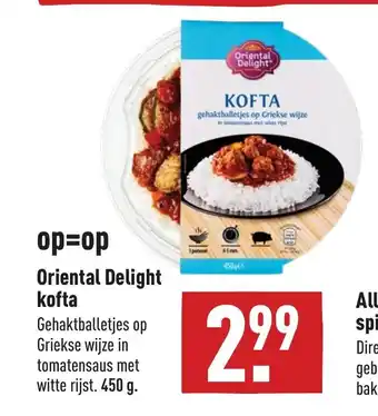 ALDI Oriental Delight Kofta 450g aanbieding