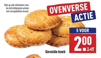 ALDI Gevulde Koek 5 voor aanbieding