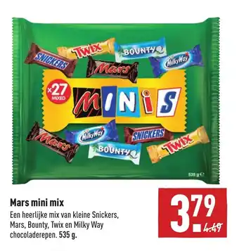 ALDI Mars Mini Mix 535g aanbieding