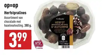 ALDI Herfstpralines 380g aanbieding