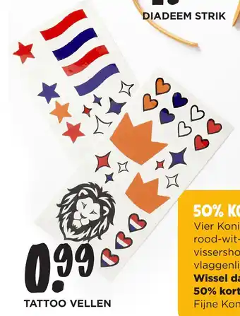 Jumbo TATTOO VELLEN aanbieding