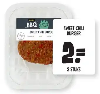 Jumbo SWEET CHILI BURGE 2 STUKS aanbieding