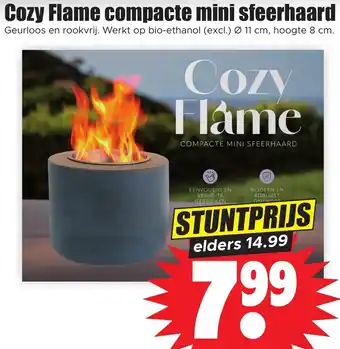 Dirk Cozy Flame compacte mini sfeerhaard aanbieding