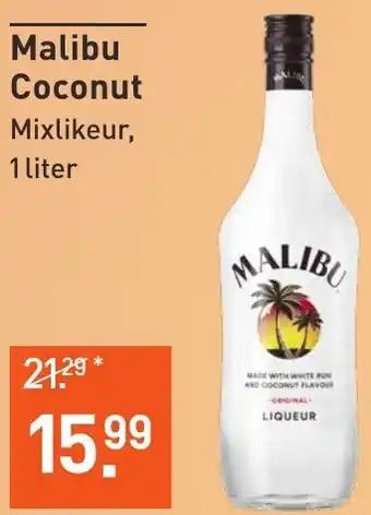 Albert Heijn Malibu Coconut Mixlikeur, 1 liter aanbieding