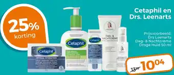 Trekpleister Cetaphil en Drs. Leenarts aanbieding